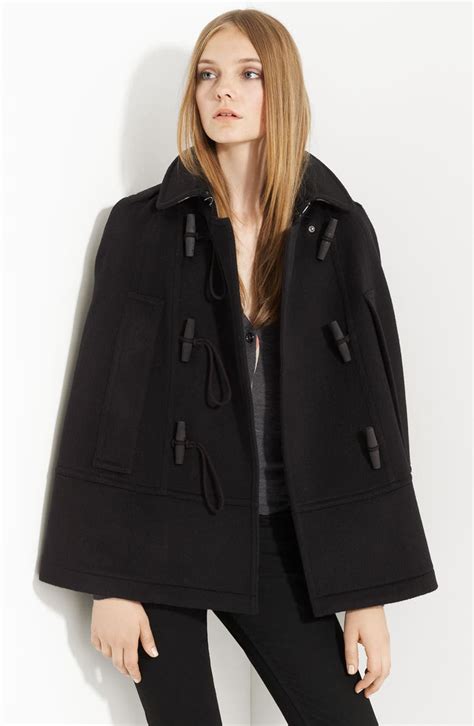 burberry toggle cape